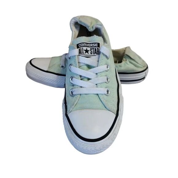 Converse All Star Mint Green Shoreline Slip On Sneakers Size 6 - Picture 7 of 15